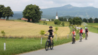 venkov ilustračka cyklisti